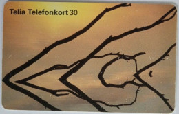 Sweden 30Mk. Chip Card - Branches -Grenar - Suède