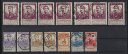 LOT PELLENS ( 14 X ) ALLEN MET Telegraafstempels Zoals ZUTENDAEL & MIDDELKERKE ; Details En Staat Zie Scan ! LOT 302 - Autres & Non Classés