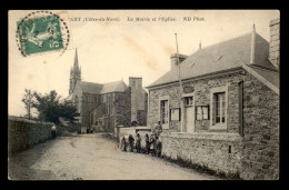 22 - PLOUGRESCANT - LA MAIRIE ET L'EGLISE - Plougrescant