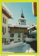 73 BEAUFORT SUR DORON Le Clocher Sous La Neige En 1981 Boulangerie Pâtisserie - Beaufort