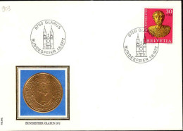 Suisse Poste Obl Yv: 903 Bundesfeier Glarus (TB Cachet à Date) 1-8-72 - Storia Postale