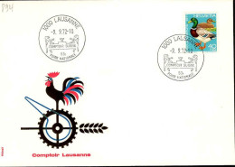 Suisse Poste Obl Yv: 894 Foire Nationale Comptoir Suisse (TB Cachet à Date) - Storia Postale