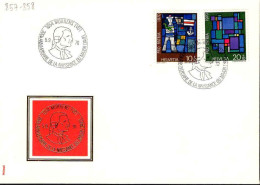 Suisse Poste Obl Yv: 857/858 Yv:0,45) Tricentenaire Du Major Davel (TB Cachet à Date) 5-9-70 - Storia Postale