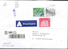 Suisse Poste Obl Yv: 815-1337-1485 Mi 878  Sur Enveloppe (Beau Cachet Rond) - Brieven En Documenten