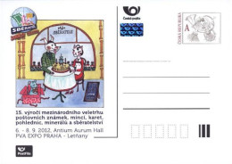 CDV A 190 Czech Republic Sberatel Collector Sammler Prague 2012 Dog Mouse Cat - Postcards