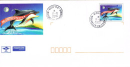 NOUVELLE CALEDONIE New Caledonia YT12-E PRET A POSTER ENTIER POSTAL STATIONERY PUBLIC DAUPHIN MOU GA FDC PREMIER JOUR OB - Prêt-à-poster