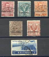 REF094 > ITALIE  ERYTHRÉE < 6 Valeurs Ø Oblitéré Used Ø - Eritrea