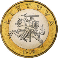 Lituanie, 2 Litai, 1999, Bimétallique, SPL+, KM:112 - Lituanie