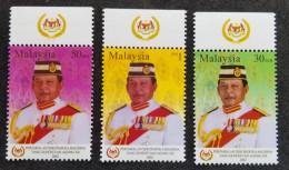 Malaysia Installation Of His Majesty Yang Di-Pertuan Agong XII 2002 Royal King Sultan (stamp With Logo MNH - Malaysia (1964-...)