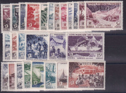 Séries Coloniales1956 FIDES 26 Timbres Qualité:** Cote:63 - 1954 10e Anniversaire De La Libération