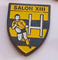 V123 Pin's Rugby Club XIII à 13 Salon-de-Provence Bouches Du Rhône Achat Immédiat - Rugby