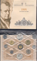 ITALIA Serie 1995 Pietro Mascagni Set Coins Divisionale 11 Valori UNC FDC Musicien Et Compositeur - Jahressets & Polierte Platten