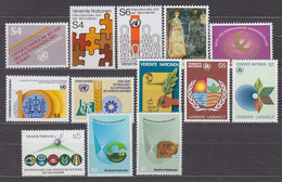 UNO WIEN  Jahrgang 1981-1982 Postfrisch **, 16-28 Komplett - Unused Stamps