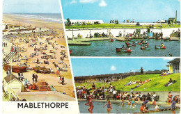 SCENES FROM MABLETHORPE, LINCOLNSHIRE, ENGLAND. Circa 1975 USED POSTCARD My9 - Altri & Non Classificati