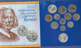 Italia Serie 1998 Lorenzo Bernini Divisionale FDC UNC Italy Coins Mint Set Italie Architecte Et Sculpteur - Jahressets & Polierte Platten