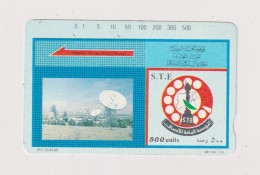 SYRIA  - Satellite Dishes Magnetic Phonecard - Syria