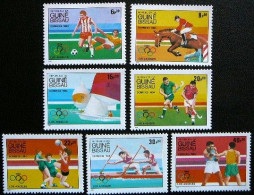 (dcos-338)  Guineé-Bissau    Mi 765-71    Yv  282-88      MNH   1984 - Sommer 1984: Los Angeles