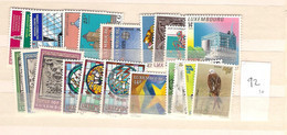 1992 MNH Luxemburg Year Complete According To Michel, Postfris** - Ganze Jahrgänge