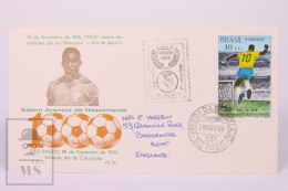 Brezil/ Brazil FDC 1969 Yvert 914, Pele, 1000 Goals  - Topical Sports Football Cover - FDC