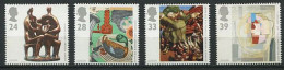 191 GRANDE BRETAGNE 1993 - Yvert 1674/77 - Europa Art Sculpture Nature Morte - Neuf ** (MNH) Sans Charniere - Neufs