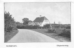 Prent - Elspeetersweg - Nunspeet - 8.5x12.5 Cm - Nunspeet