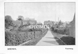 Prent - Veerweg - Rhenen   - 8.5x12.5 Cm - Rhenen