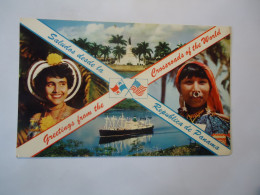 PANAMA  POSTCARDS   CANAL AND WOMENS - Panama