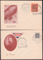 Grüna (Sachs) Baumgarten-Gedenkflug , SSt. Karl-Marx-Stadt Sachsenschau, Vignette - Franking Machines (EMA)