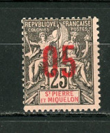 St PIERRE ET MIQUELON -  ALLÉGORIE - N° Yvert 98** - Unused Stamps