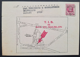 Typo [273] (BRUXELLES 1929 BRUSSEL) - Bureau T.I.B. - Typo Precancels 1922-31 (Houyoux)