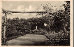 CPA Statue Of Our Lady In The Garden Convent Of Our Lady Filsham Road St. Leonards-on-Sea - Hastings