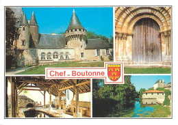 79 - Chef-Boutonne - Multivues - Lavoir - Blasons - CPM - Voir Scans Recto-Verso - Chef Boutonne