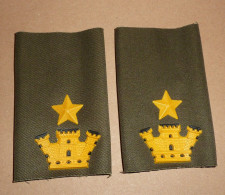 MAGGIORE - ESERCITO - GRADI TUBOLARI IN DISUSO - PER MIMETICA ANNI 70/80 - ITALIAN ARMY MAJOR (255) - Heer