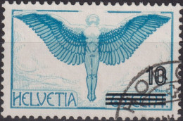 1938 Flugpost ⵙ Zum:CH F22, Mi:CH 320,Yt:CH PA10, Ikarus Mit Aufdruck - Used Stamps