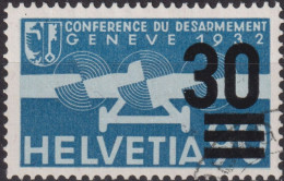 1936 Flugpost Schweiz ⵙ Zum:CH F23, Mi:CH 292,Yt:CH PA22, Stilisiertes Flugzeug - Used Stamps