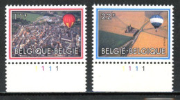 BE  2094 - 2095  XX   ---- Espace : Le Ballon   --  N° De Planche 1 - 1981-1990