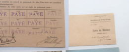 Carte De Membre Sous-officier 1936 - Documents