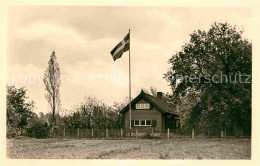 72633775 Luetzen Schwedisches Blockhaus Bei Der Gustav Adolf Kapelle Nationalfla - Lützen