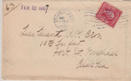 Alaska 1907 Winter Mail 6 Covers (see Description) (59856) - Stations Scientifiques & Stations Dérivantes Arctiques