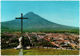 CPSM GF GUATEMALA, C.A. - Cerro De La Cruz Y Vista Panoramica De ANTIGUA - Guatemala