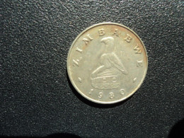 ZIMBABWE * : 20 CENTS   1980    KM 4     SUP - Zimbabwe