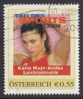 AUSTRIA 98,personal,used,hinged,Karin Mayr Krifka - Sellos Privados