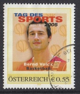 AUSTRIA 99,personal,used,hinged,basketball - Personnalized Stamps