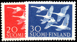 Finland 1956 Birds Flying Geese Unmounted Mint. - Neufs