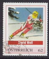 AUSTRIA 105,personal,used,hinged,Sigrid Wolf - Personnalized Stamps
