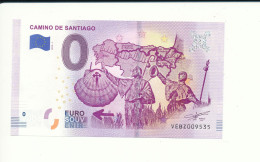 Billet Touristique 0 Euro - CAMINO DE SANTIAGO - VEBZ - 2019-1 N° 9535 - Sonstige & Ohne Zuordnung