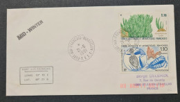 TAAF,  Timbres Numéros 131 Et 148 Oblitérés De Kerguelen Le 21/6/1991. - Briefe U. Dokumente