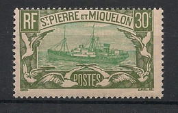 SPM - 1932-33 - N°YT. 144 - Chalutier 30c Vert - Neuf Luxe ** / MNH / Postfrisch - Nuevos
