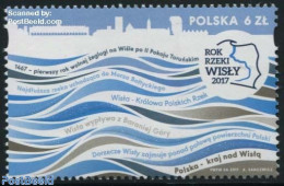 Poland 2017 Year Of The River Vistula 1v, Mint NH, Nature - Water, Dams & Falls - Ongebruikt