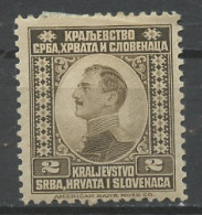 Yougoslavie - Jugoslawien - Yugoslavia 1921 Y&T N°129 - Michel N°145 * - 2p Prince Alexandre - Ungebraucht